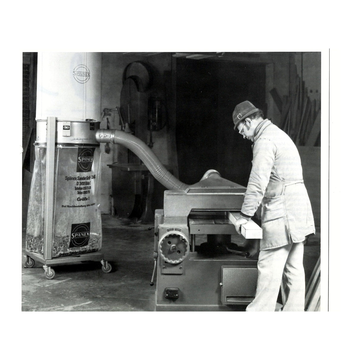 Filtertuch für SPÄNEX Mobil 14 · Ø 535/675 mm · 1.490 mm · Absauganlage Wilhelm & Sander NEUWARE Art.-Nr. 100238