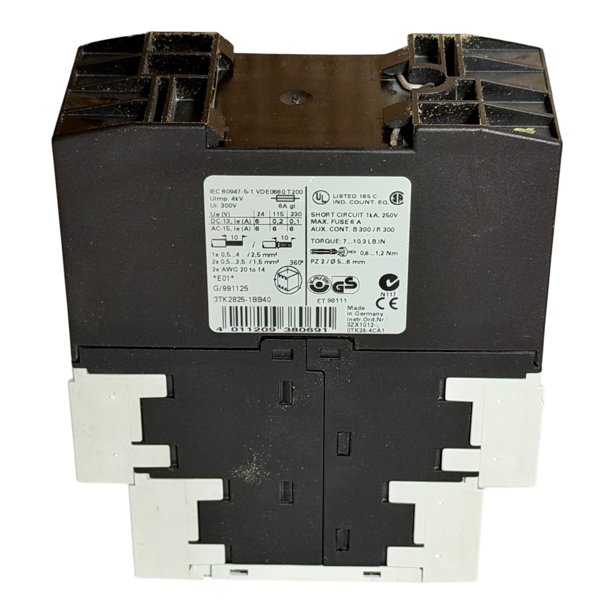 Siemens Siguard Sicherheitsrelais Art Nr 3TK2825 1BB40 – Ansicht 3
