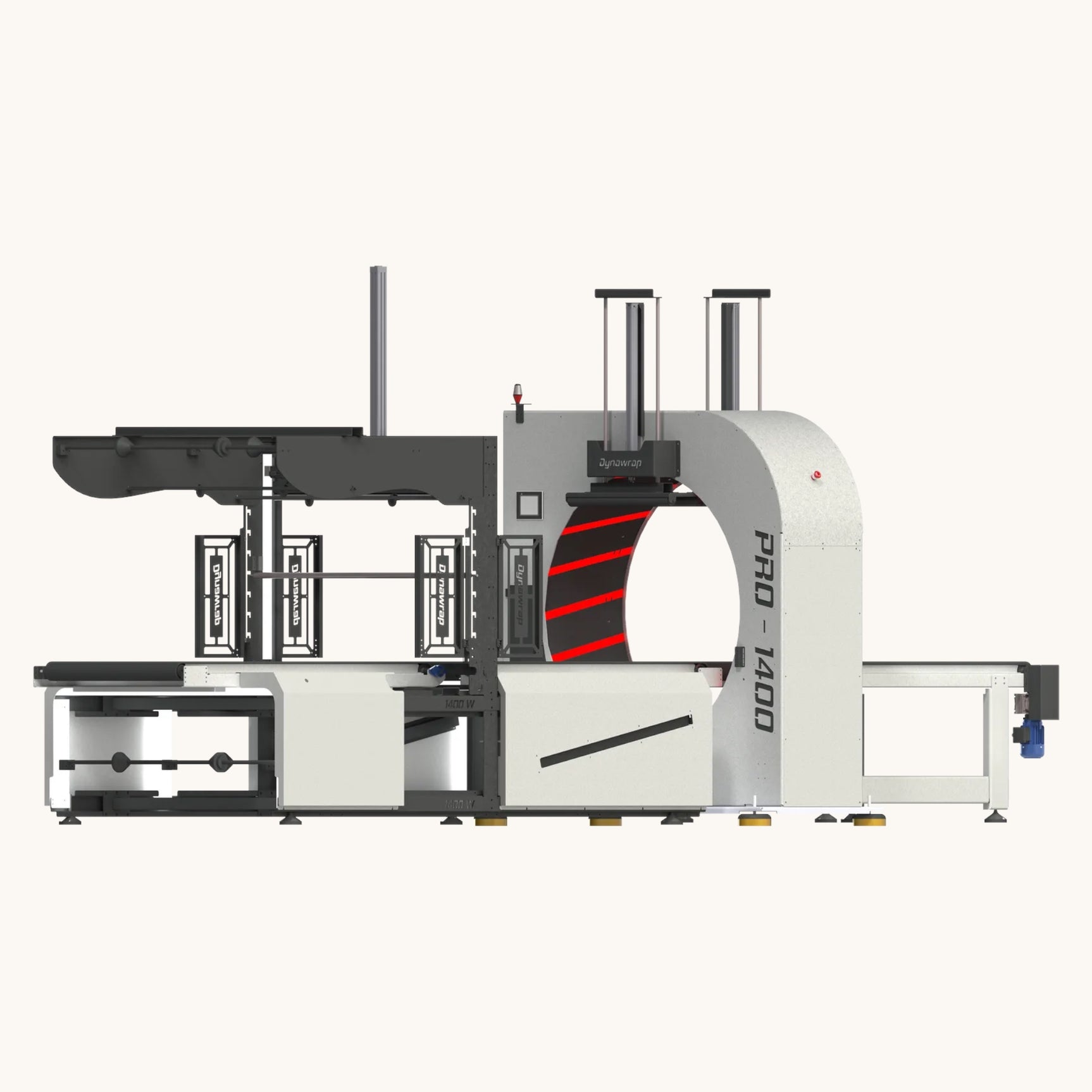 DYNAWRAP Horizontalwickler Orbitalwickler Pro Series 1400W vollautomatisch horizontale Stretchfolienwicklung – Ansicht 2