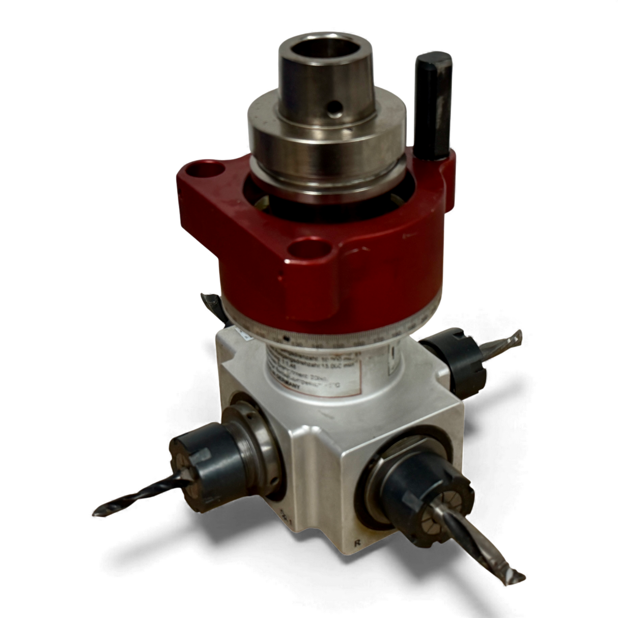 IMA ATEMAG CNC HBE Adapteraggregat Bohr und Fräsaggregat 4 Werkzeugausgänge Art Nr 147009FSQUIM5N HBE