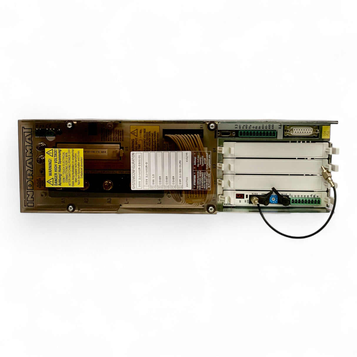 INDRAMAT AC Servo Controller DDS 2.1-W025-DS01-01 Servoverstärker – Ansicht 4
