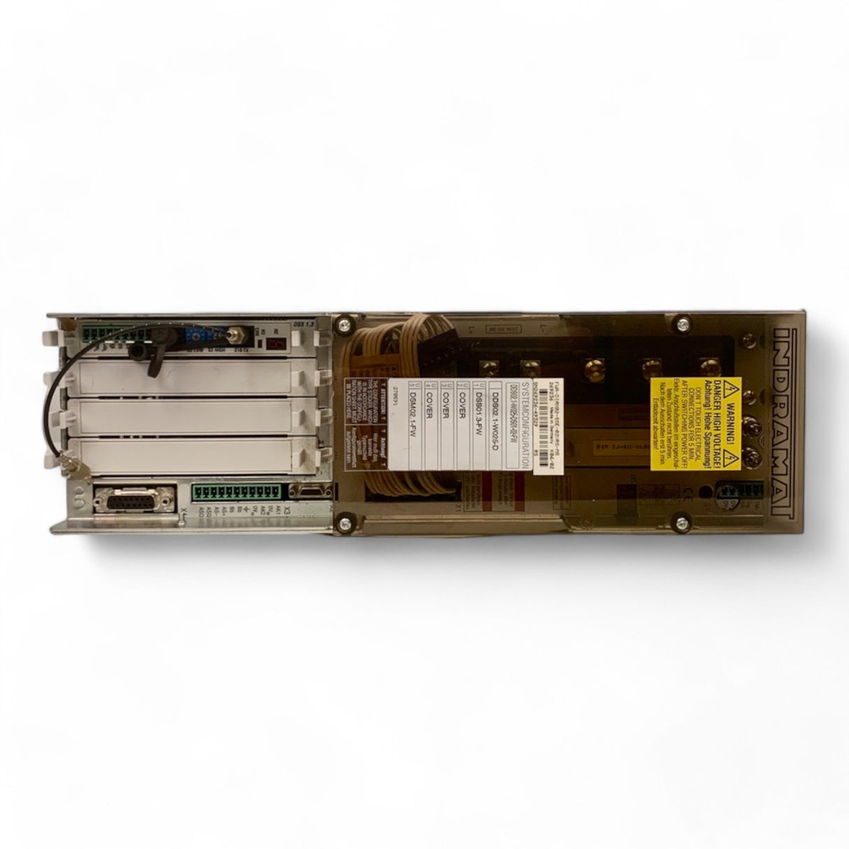 Indramat Rexroth Bosch DDS02.1W025-DS01-02-FW Antriebssteuerung – Ansicht 4