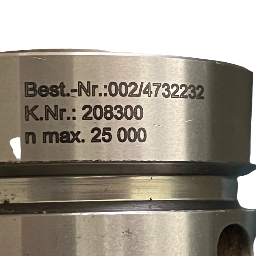 HSK 63 F Spannfutter mit DIA Schaftfräser 30 x 15 mm Schaft 25 mm Nr. 002/47322232 – Ansicht 6
