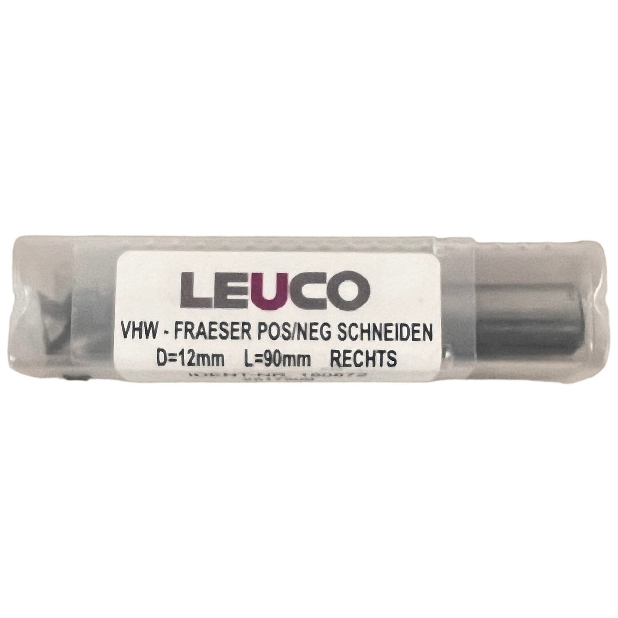 LEUCO VHW Fräser D=12 mm L=90 mm rechts mit Positiv/Negativ-Schneiden – gebraucht – Ansicht 6