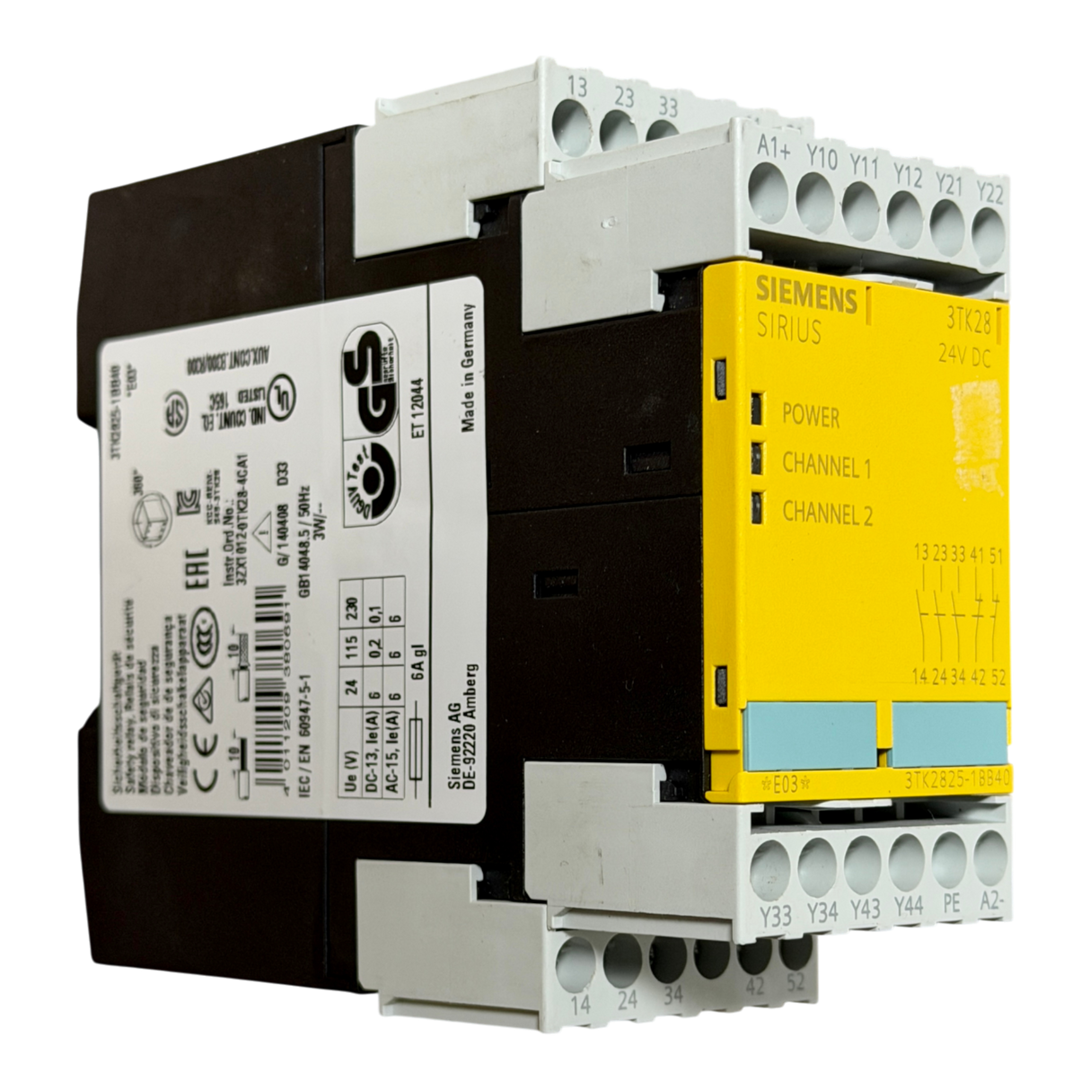 Siemens Siguard Sicherheitsrelais Art Nr 3TK2828 1BB41