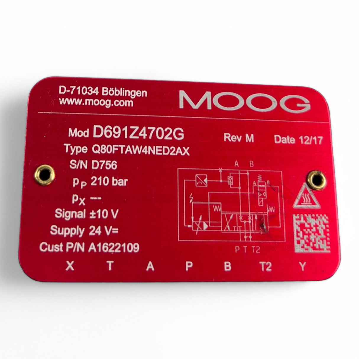 Moog D691Z4702G Proportionalventil typ Q80FTAW4NED2AX – Ansicht 6