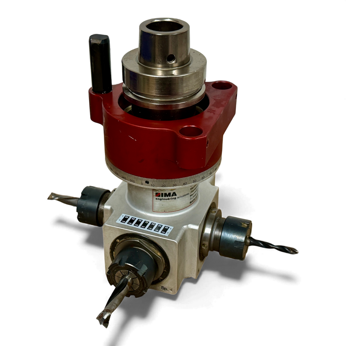 IMA ATEMAG CNC HBE Adapteraggregat Bohr und Fräsaggregat 4 Werkzeugausgänge Art Nr 147009FSQUIM5N HBE – Ansicht 4