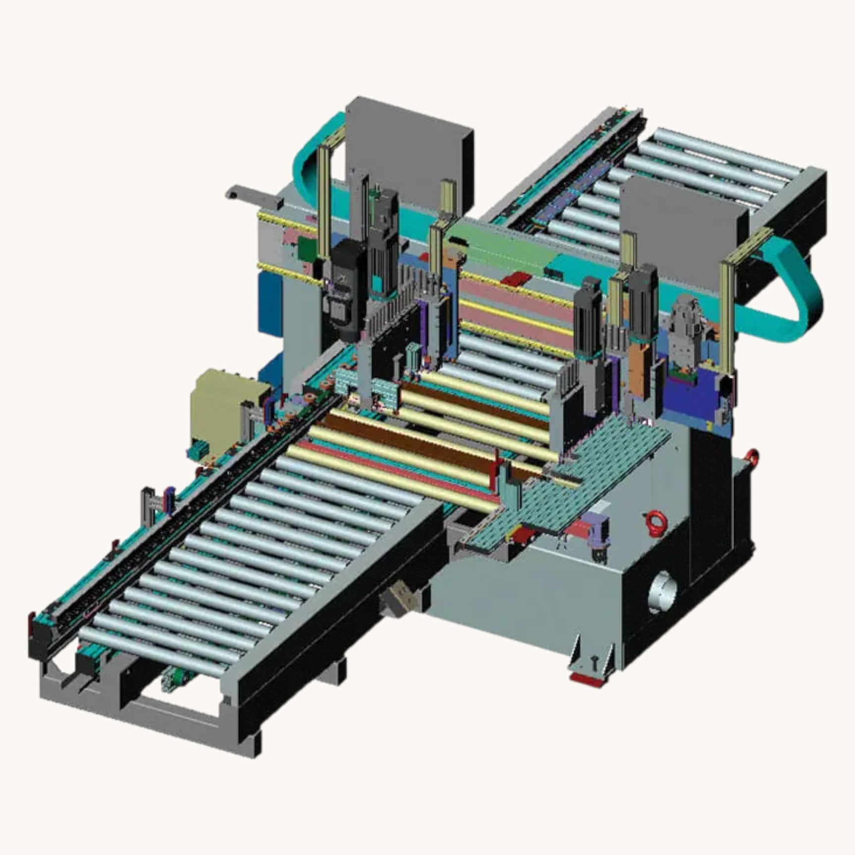 ALBERTI VECTOR CN CNC Vertikalbohrmaschine Fräsmaschine Dübeleintreibmaschine Beschlagsetzmaschine 6-seitig – Ansicht 2