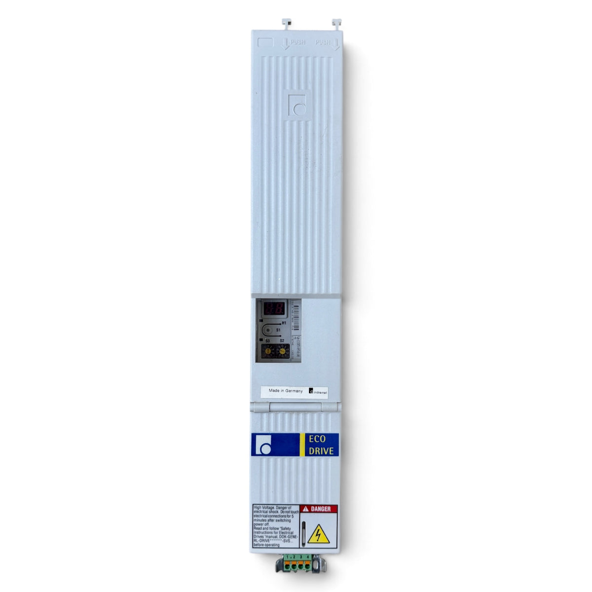 Rexroth Indramat EcoDrive03 Antriebsregelgerät DKC02.3-040-7-FW · SERCOS · 40 A · 3 AC 380–480 V · SN DKC023-10086