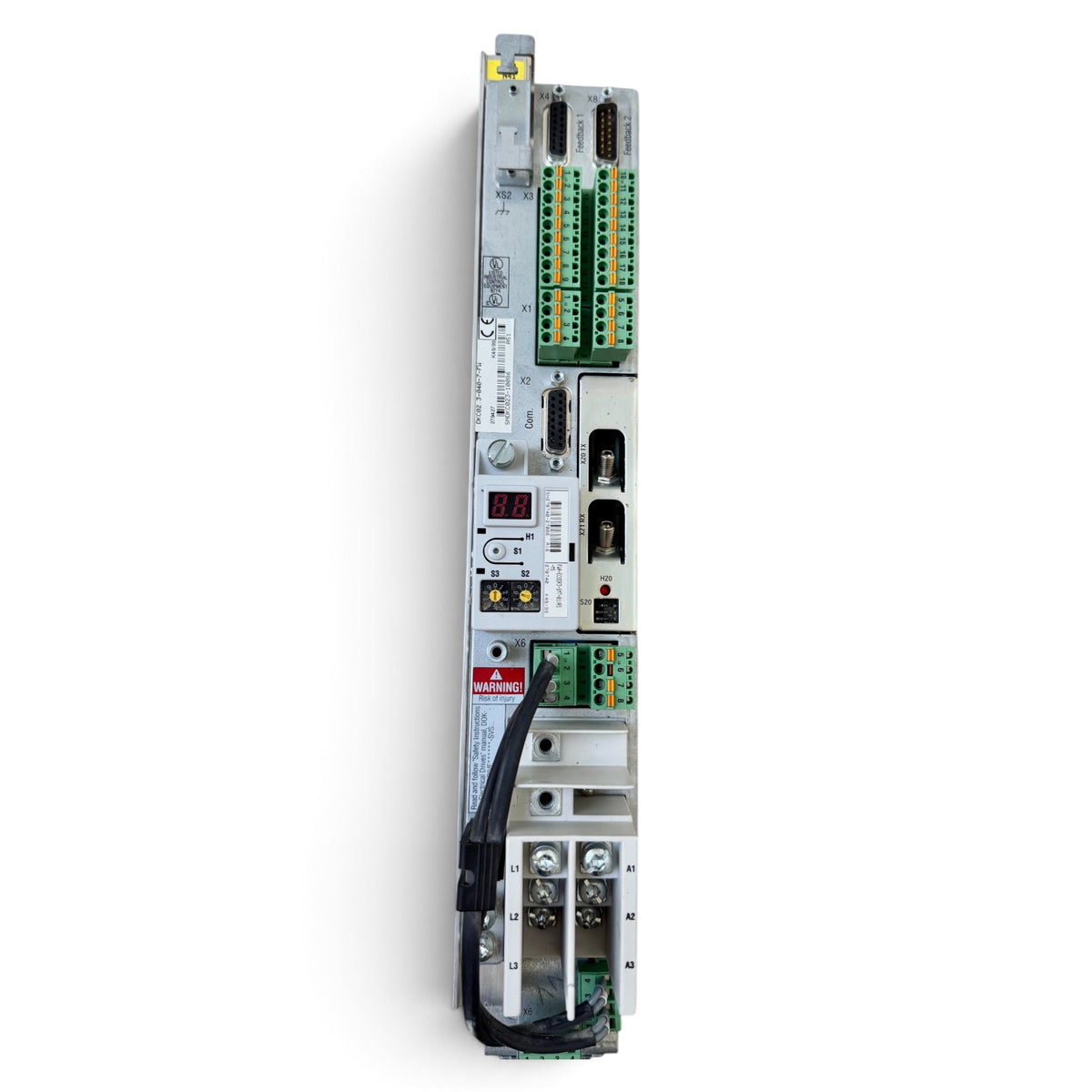 Rexroth Indramat EcoDrive03 Antriebsregelgerät DKC02.3-040-7-FW · SERCOS · 40 A · 3 AC 380–480 V · SN DKC023-10086