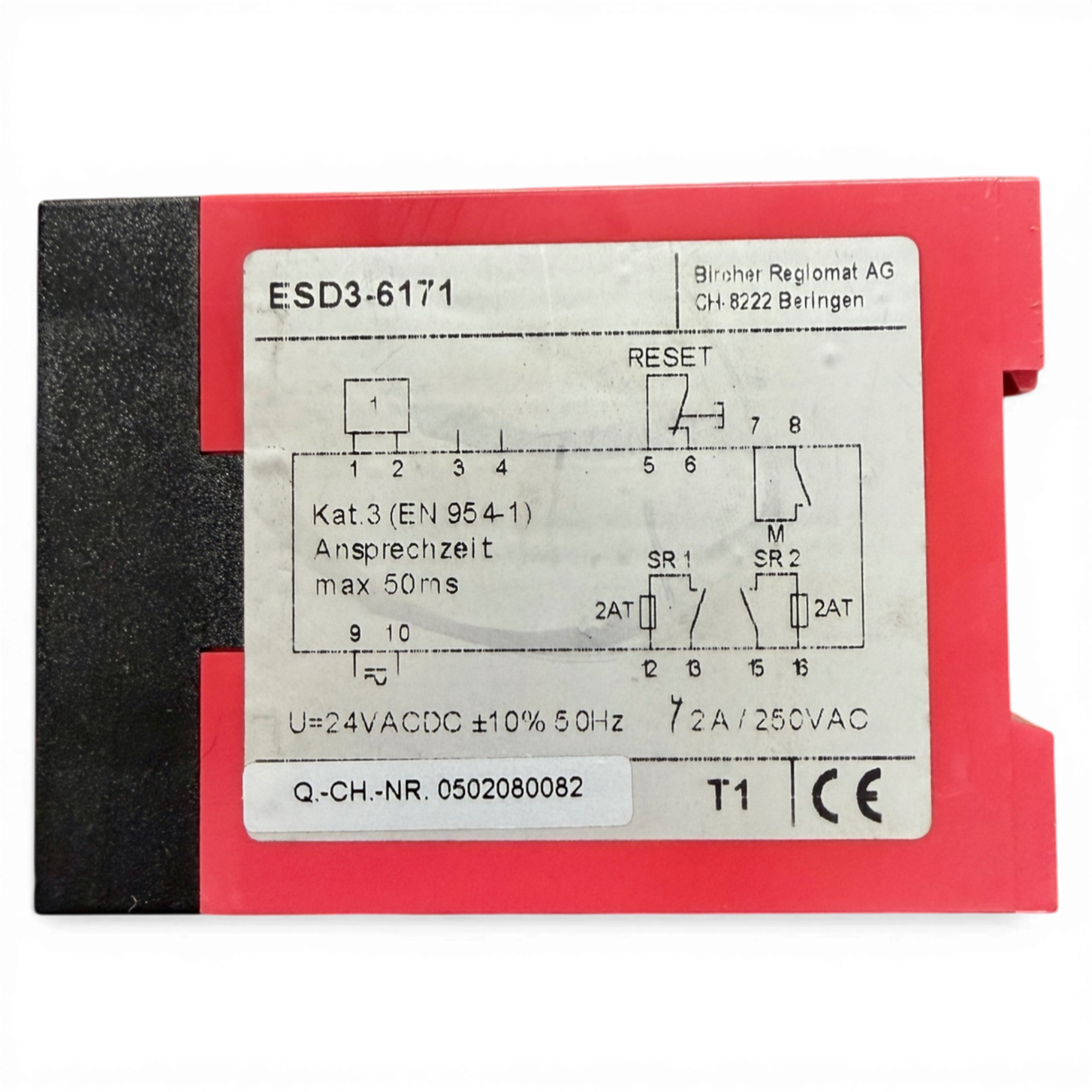 Bircher Reglomat Sicherheitsrelais ESD3-6171 – Art.-Nr. 6171 HOMAG Nr. 4-008-32-0967 – Ansicht 9
