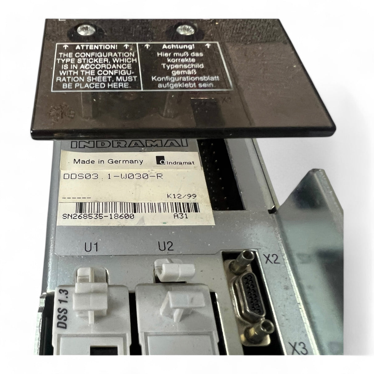 INDRAMAT Bosch Rexroth AC Servo Controller DDS03.1-W030-R DSS01.3-FW DSM02.1-FW – Ansicht 9