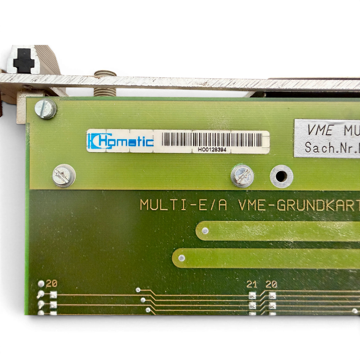 HOMAG AUTOMATA MULTI-E/A VME-GRUNDKARTE Art.-Nr. 4-086-05-0368 mit SERCOS Master Modul ASIC V3.1 für HOMAG BAZ BOF 32 41