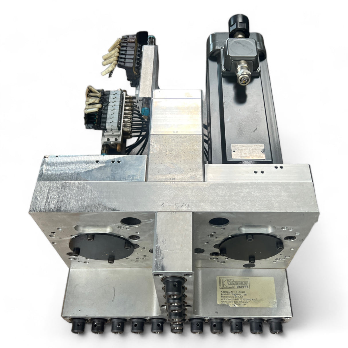 Bohrgetriebe HOMAG BAZ BOF Art.Nr-1-056-08-3281 Bohrkopf 11+6 Spindeln Bohraggregat – Ansicht 2