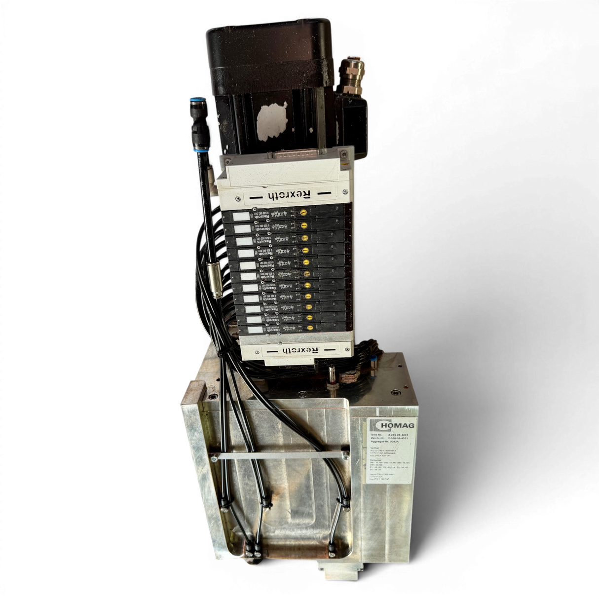 HOMAG Bohrgetriebe Motor Bohraggregat BAZ BOF BHC 211 Art.-Nr. 2-056-08-4331 überholt – Ansicht 10
