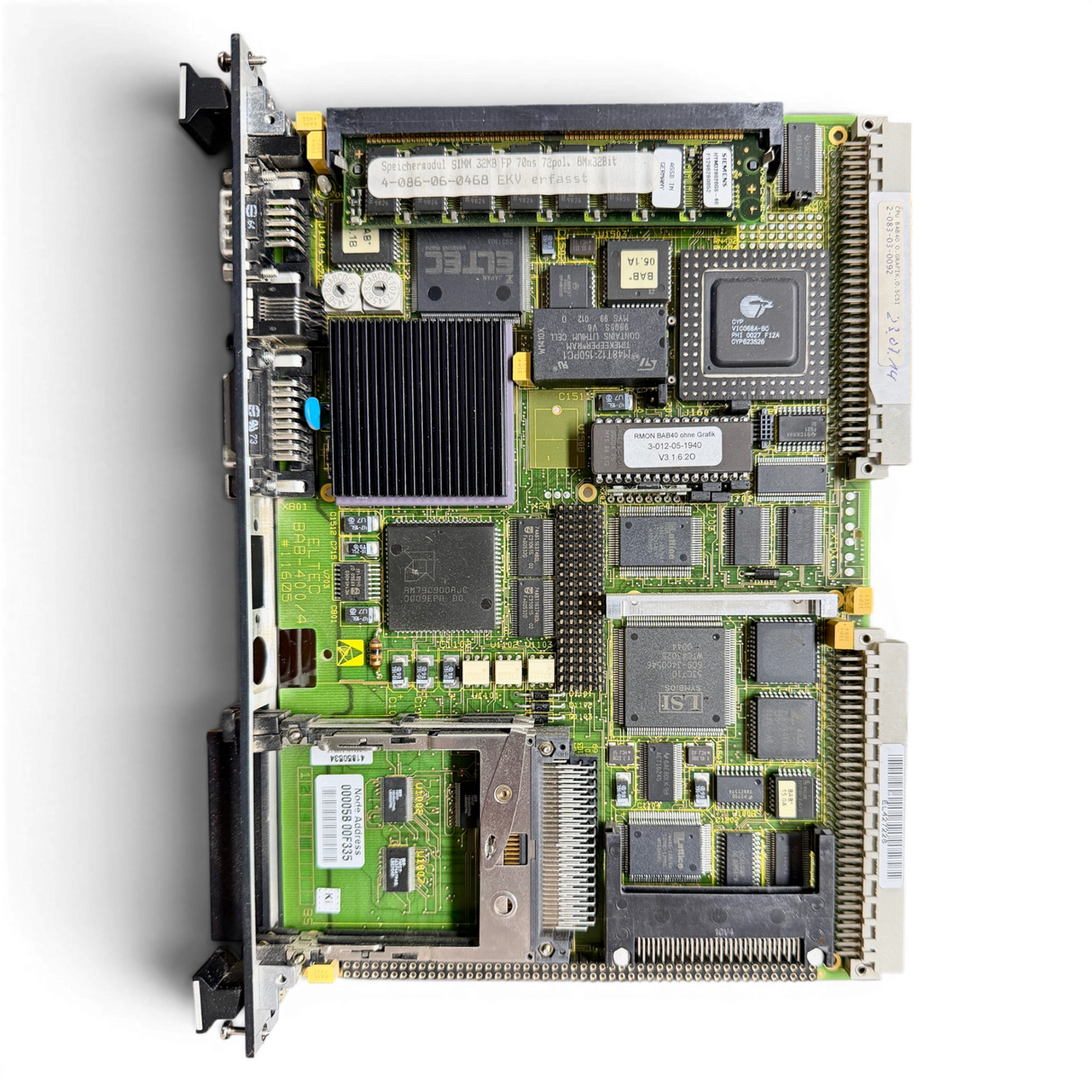 HOMAG CPU Steuerkarte BAB40 Art.-Nr. 2-083-03-0092 2083030092 inkl. Speichermodul 4-086-06-0463 4086060463 – Ansicht 3