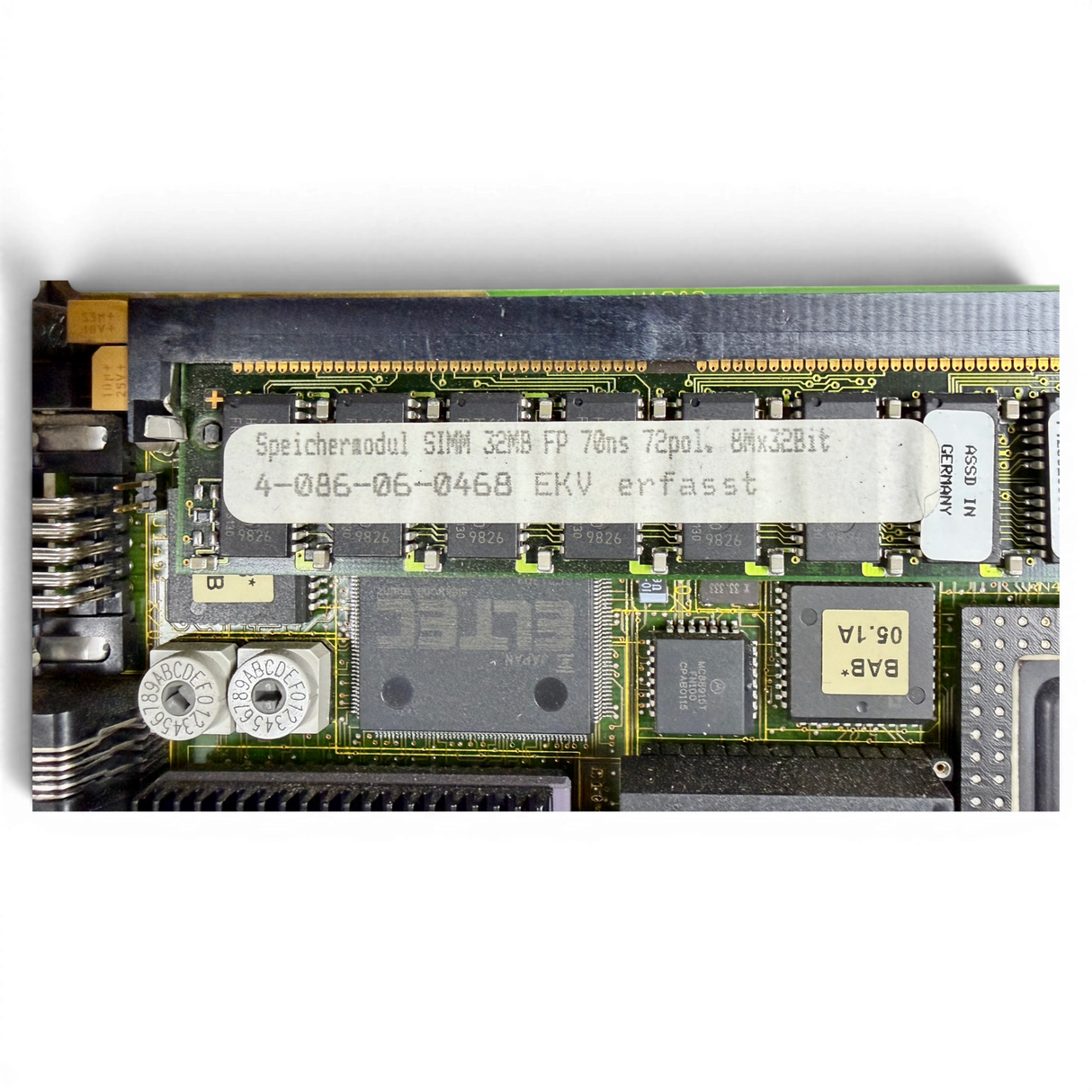 HOMAG CPU Steuerkarte BAB40 Art.-Nr. 2-083-03-0092 2083030092 inkl. Speichermodul 4-086-06-0463 4086060463 – Ansicht 9
