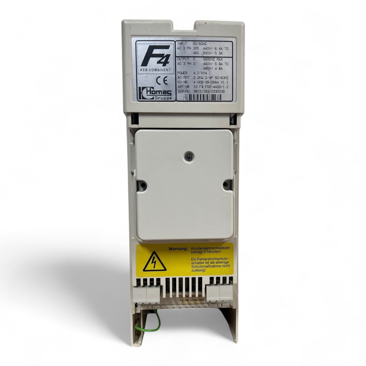 KEB HOMAGCombivert F4 10 F4 FOO-4A00/1.2 2,2 KW 4 kVA Art. 2-082-01-0048 – Ansicht 2