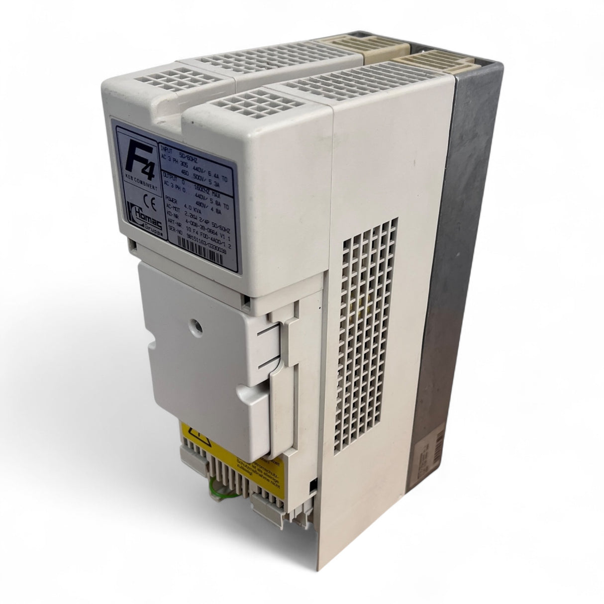 KEB HOMAGCombivert F4 10 F4 FOO-4A00/1.2 2,2 KW 4 kVA Art. 2-082-01-0048 – Ansicht 3