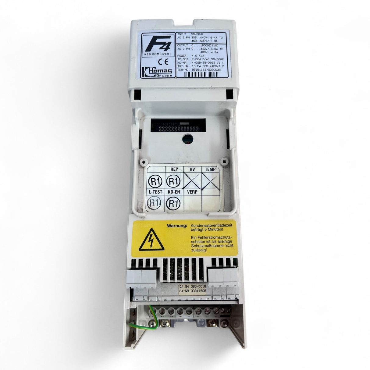 KEB HOMAGCombivert F4 10 F4 FOO-4A00/1.2 2,2 KW 4 kVA Art. 2-082-01-0048 – Ansicht 7