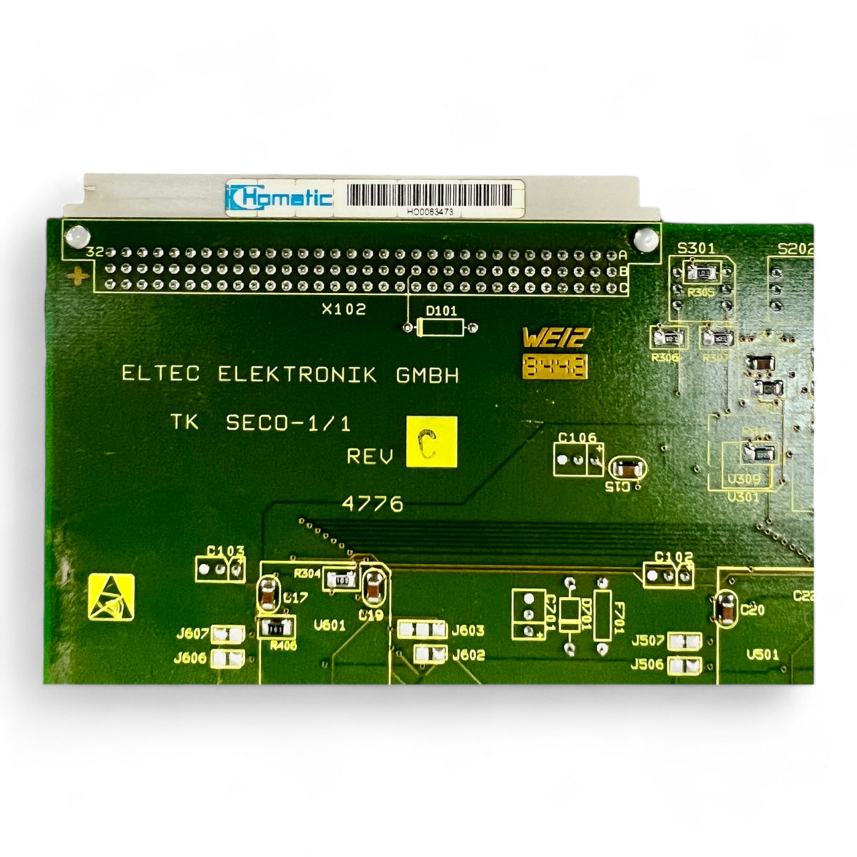 Homag Steuerkarte Artikelnummer 2-083-03-0202 Eltec Karte SECD 6xR5232 VME-Bus IRQ 2 – Ansicht 10