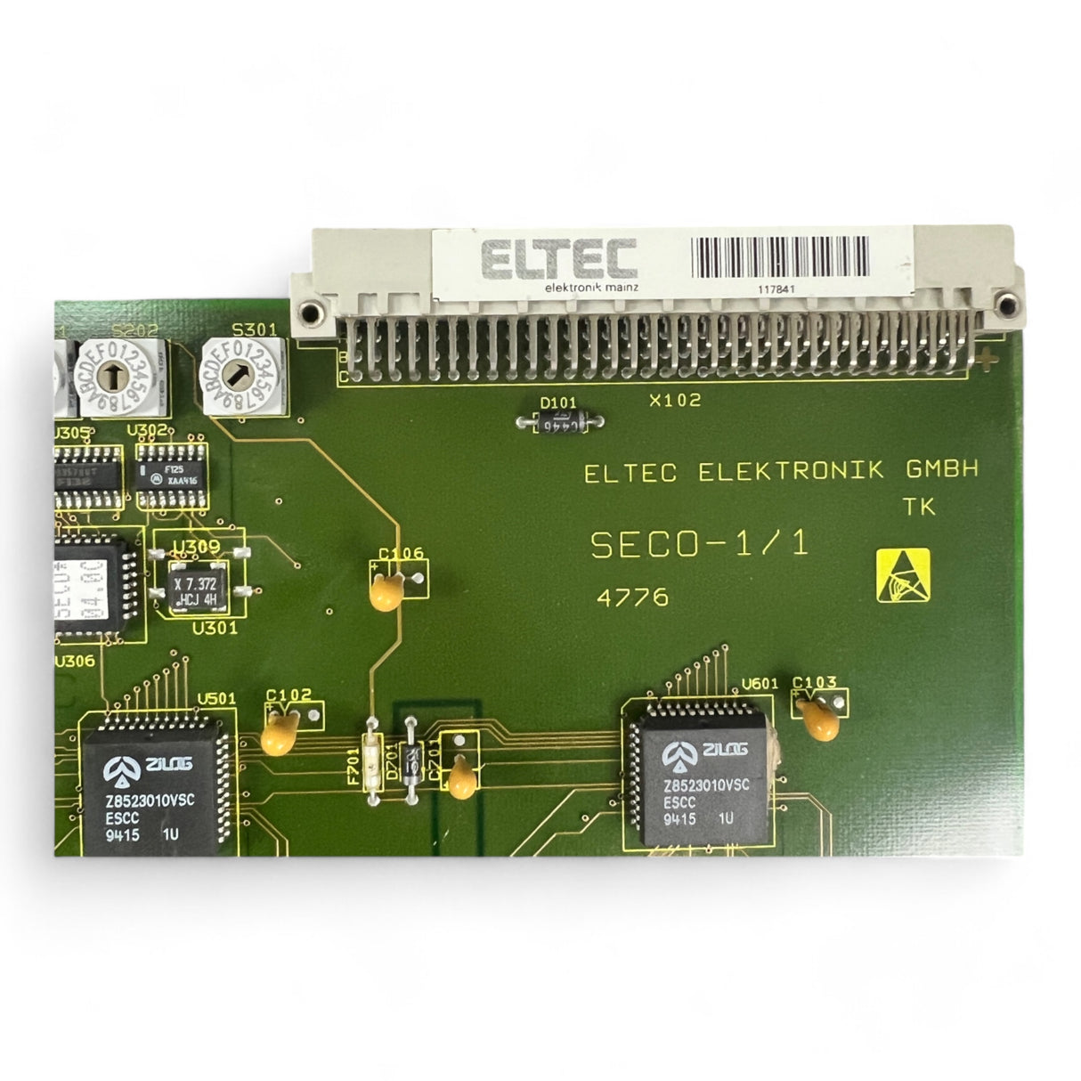 Homag Steuerkarte Artikelnummer 2-083-03-0202 Eltec Karte SECD 6xR5232 VME-Bus IRQ 2 – Ansicht 11