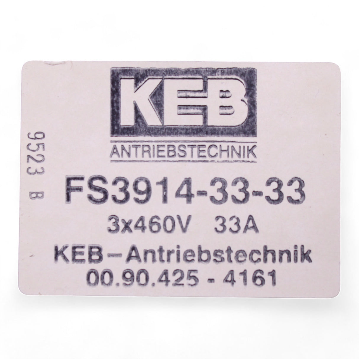 KEB HOMAG FS3914-33-33 00.90.425-4161 Filter 3x460V 33 – Ansicht 7