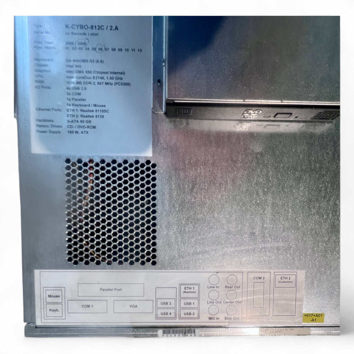 HOMAG Industrie-PC IPC Computer 4-086-04-0021 für BOF 211 Maschinensteuerung – Ansicht 4