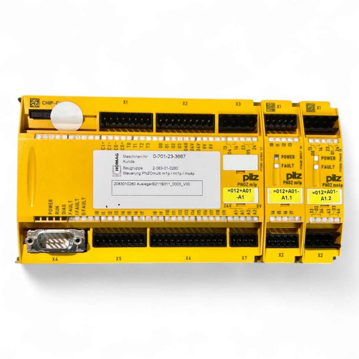 HOMAG Sicherheitssteuerung PNOZmulti m1p + mo4p Baugruppe 2-083-01-0280 ( 2083010280) BOF 211 – Ansicht 3