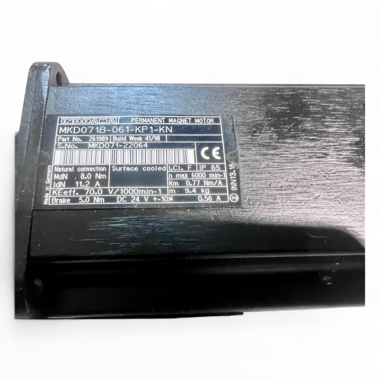Indramat Servomotor MKD071B061KP1KN 8Nm IP65 digital mit Bremse ideal für HOMAG BOF 41 HOMAG Nr. 4075010557 – Ansicht 12