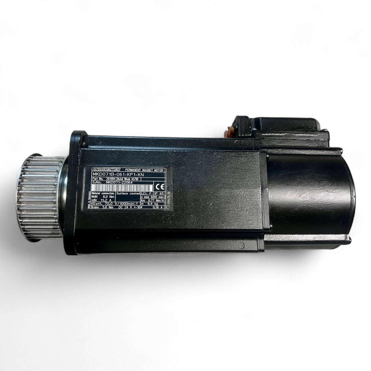 Indramat Servomotor MKD071B061KP1KN 8Nm IP65 digital mit Bremse ideal für HOMAG BOF 41 HOMAG Nr. 4075010557 – Ansicht 3