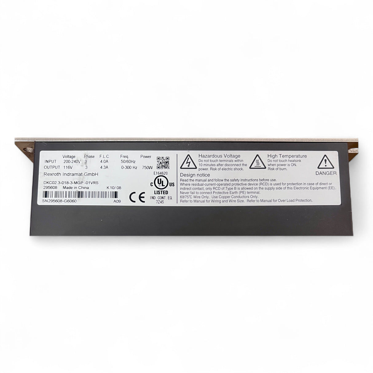 Rexroth Indramat ECODRIVE Cs DKC02.3-018-3-MGP-01VRS Art.-Nr. 295608 – Ansicht 8