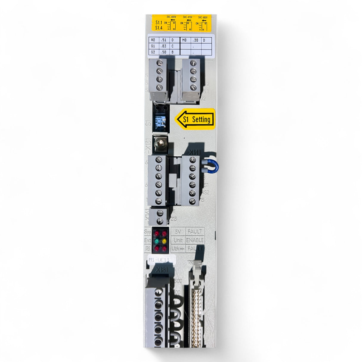 Siemens SIMODRIVE U/E-Modul INT-EXT 5/10 kW Art.-Nr. 6SN1146-1AB00-0BA1 z.B. für IMA Maschinen – Ansicht 5