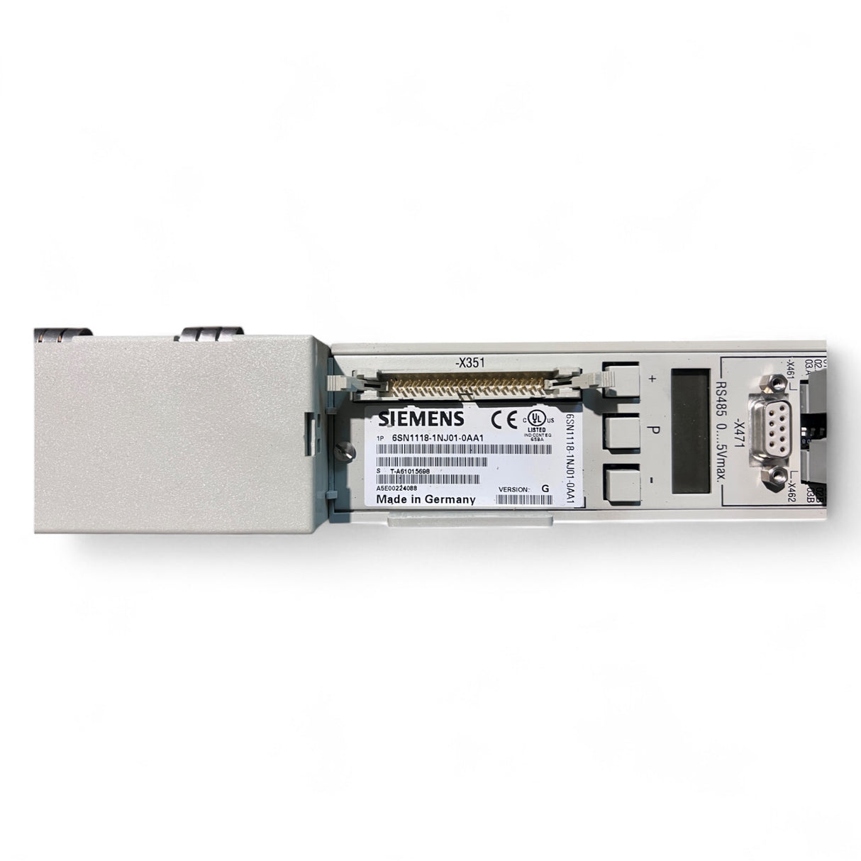 Siemens SIMODRIVE 611 U 1-Achs-Regelung Art.-Nr. 6SN1118-1NJ01-0AA1 + LT-Modul INT. 15A Art.-Nr. 6SN1123-1AA00-0AA1 geeignet