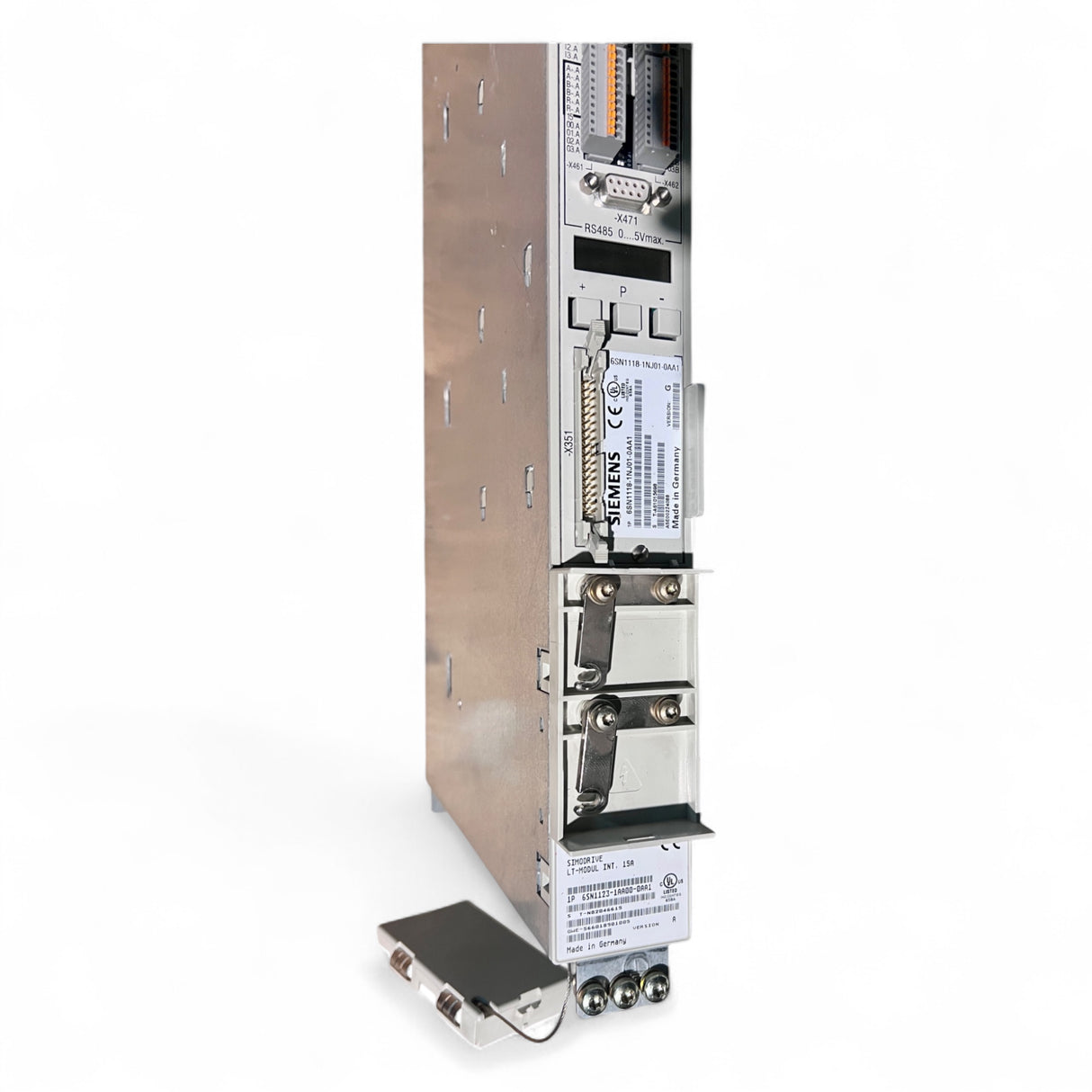 Siemens SIMODRIVE 611 U 1-Achs-Regelung Art.-Nr. 6SN1118-1NJ01-0AA1 + LT-Modul INT. 15A Art.-Nr. 6SN1123-1AA00-0AA1 geeignet