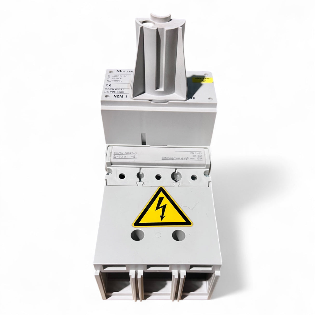 Klöckner Möller Eaton Lasttrennschalter NZM 1 mit Betätiger Distanzplatte Distanzstange Drehantrieb und Türdrehgriff Homag