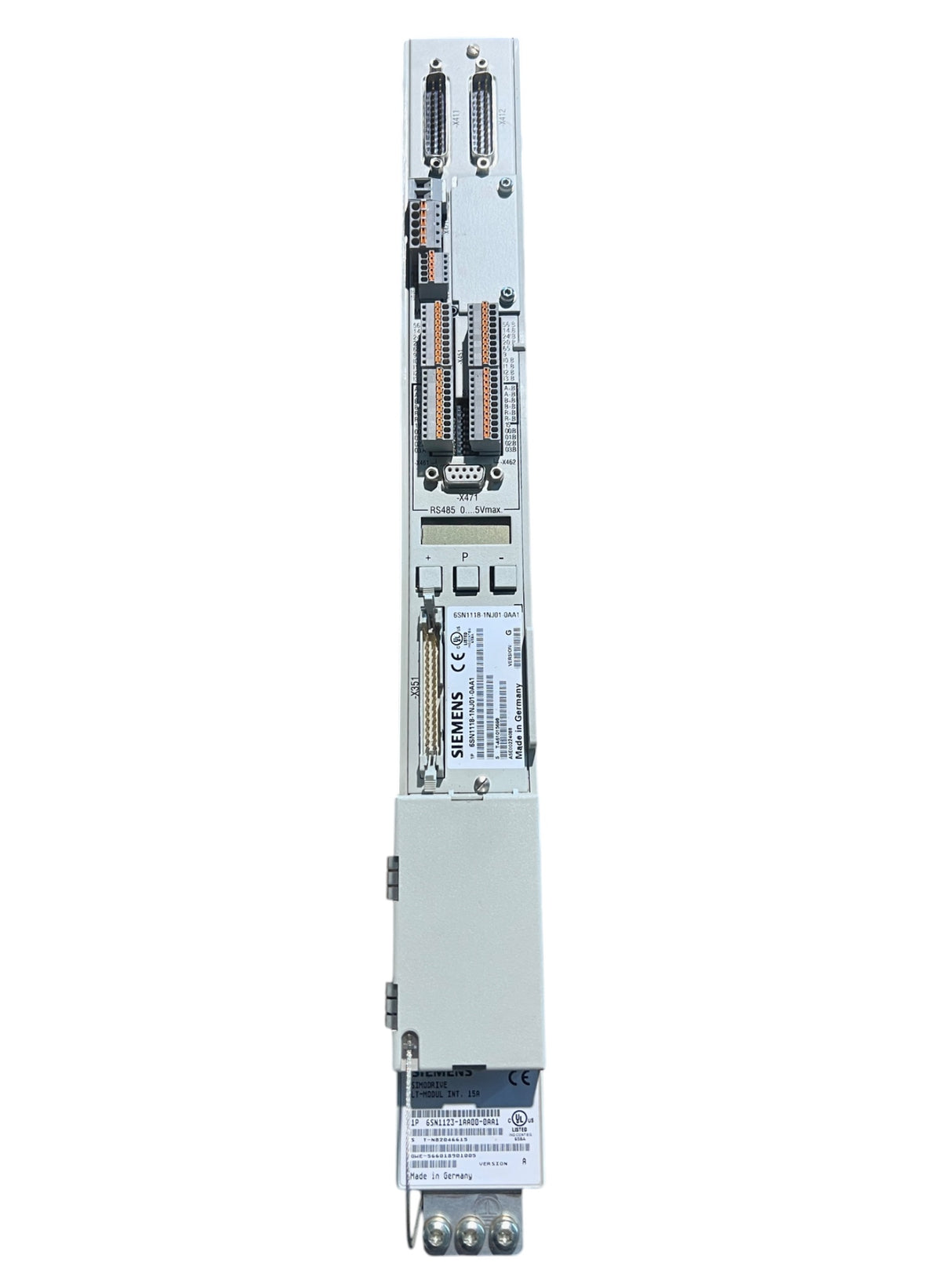 Siemens Simodrive Steuerungsmodul Art.-Nr. 6SN1118-1NJ01-0AA1 + LT-Modul INT. 15A Art.-Nr. 6SN1123-1AA00-0AA1 z. B. IMA