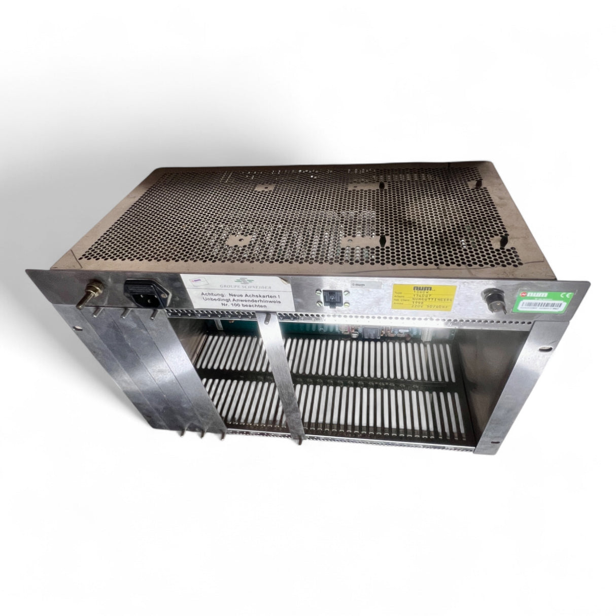 NUM 1060W CNC Steuerung – 19”-Rack (7HE) mit Backplane 48×31×32 cm, 220V 50/60Hz – Art.-Nr. 0224202080F – kompatibel mit IMA