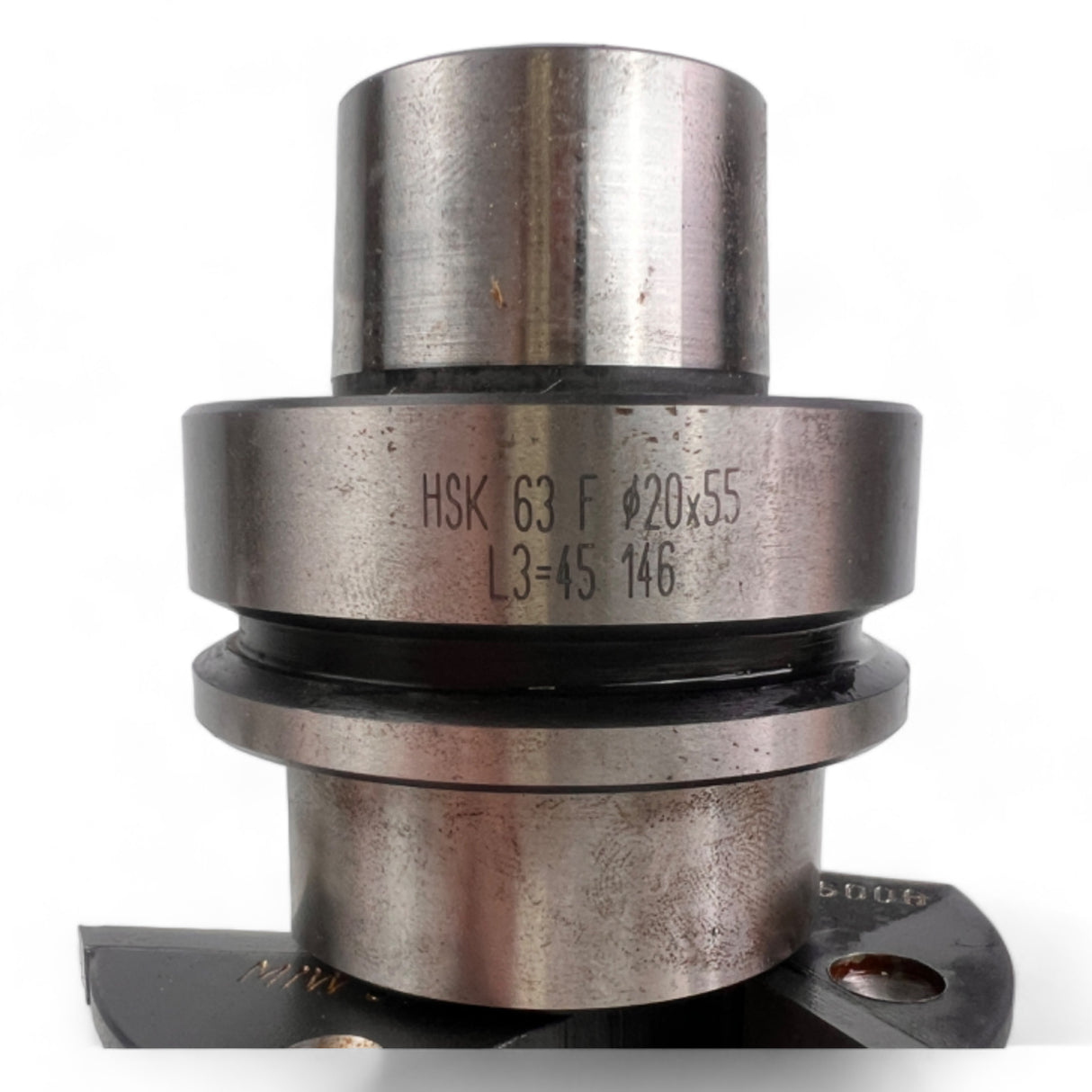 HSK 63 F Spannfutter 20x55 13=45 146 mit AKE HW Doppelprofilfräser – Ansicht 3
