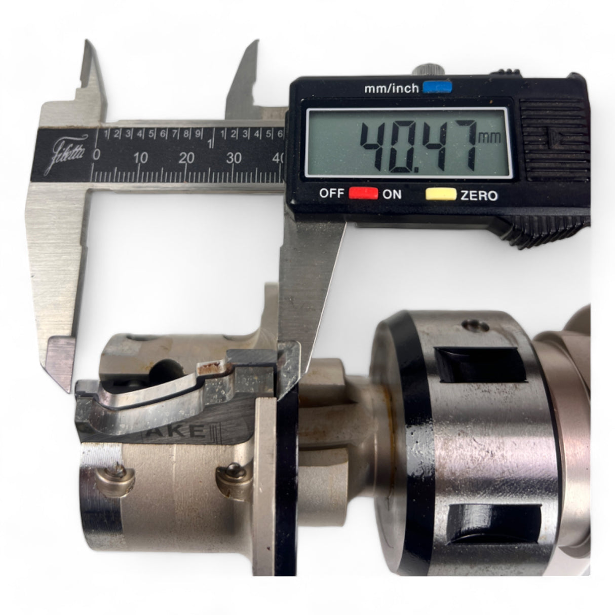 HSK 63 F Spannzangenfutter mit Spannzange und HW Wechselplatten Profilfräser Ø 76 mm B=40 mm , Z=2 – Ansicht 8