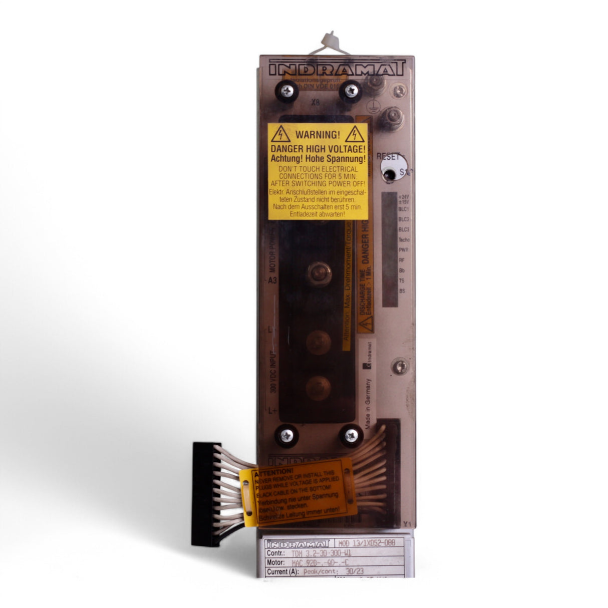 Indramat TDM 3.2-30-300-W1 MOD 13/1X052-088 Servo Controller – Ansicht 4
