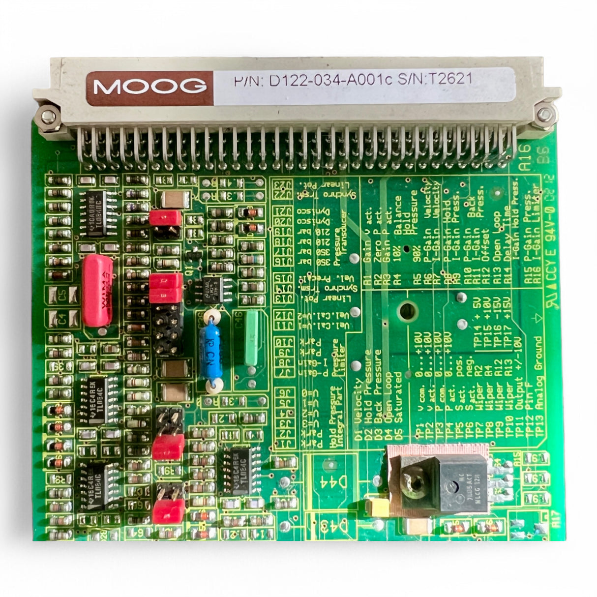 Moog D122-034-A001 c S/N T2621 Ventilsteuerkarte Battenfeld Servo Valve – Ansicht 3