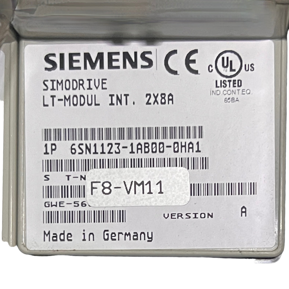 Siemens SIMODRIVE LT-Modul INT. 2X8A (6SN1123-1AB00-0HA1) – Ansicht 3