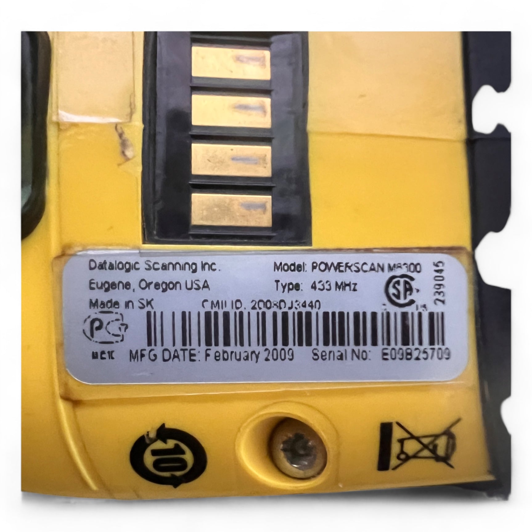 Datalogic PowerScan M8300, BC-8060 und DPS9000-D – Ansicht 22