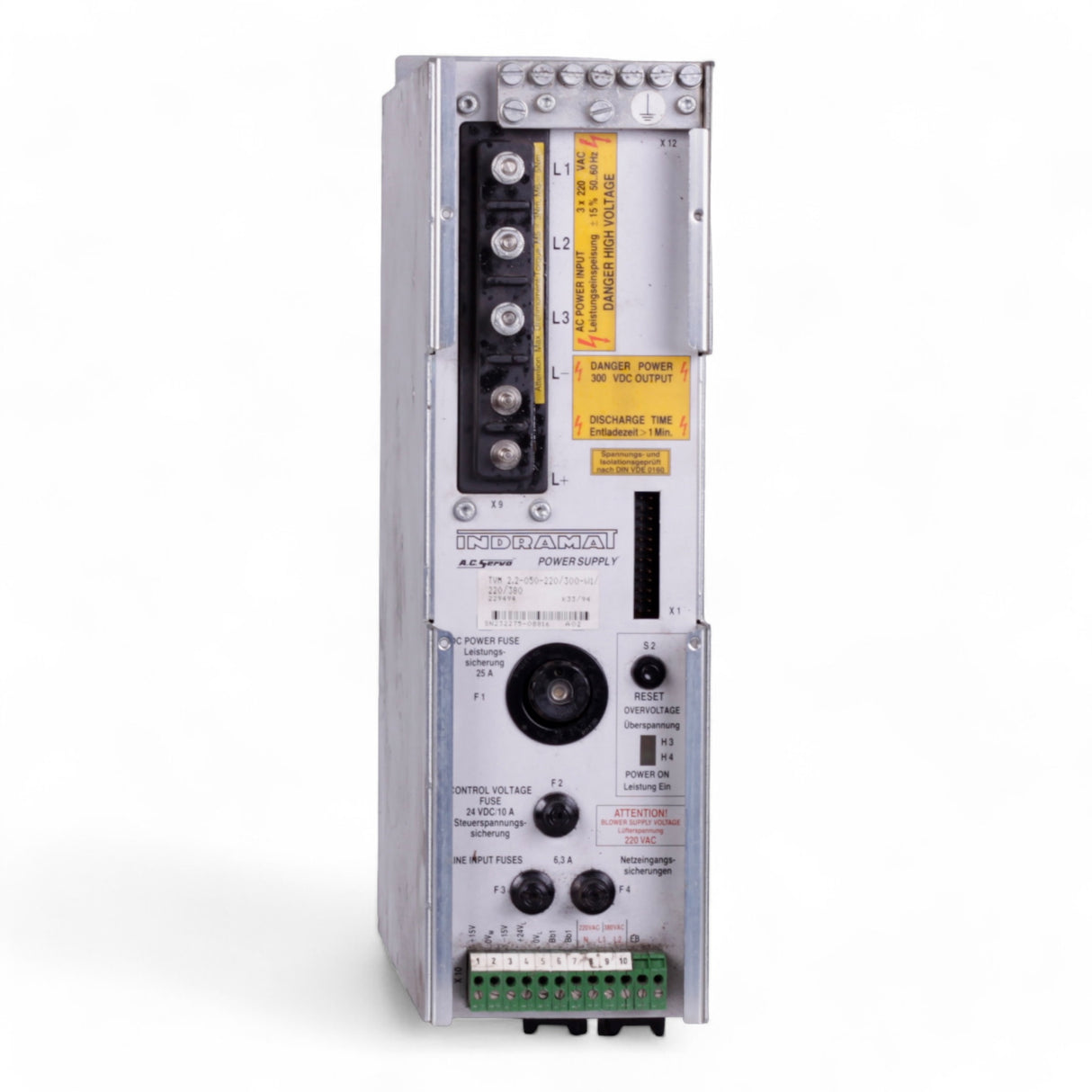 Indramat Rexroth Bosch TVM 2.2-050-220/300-W1 SN 232275-08816 A02