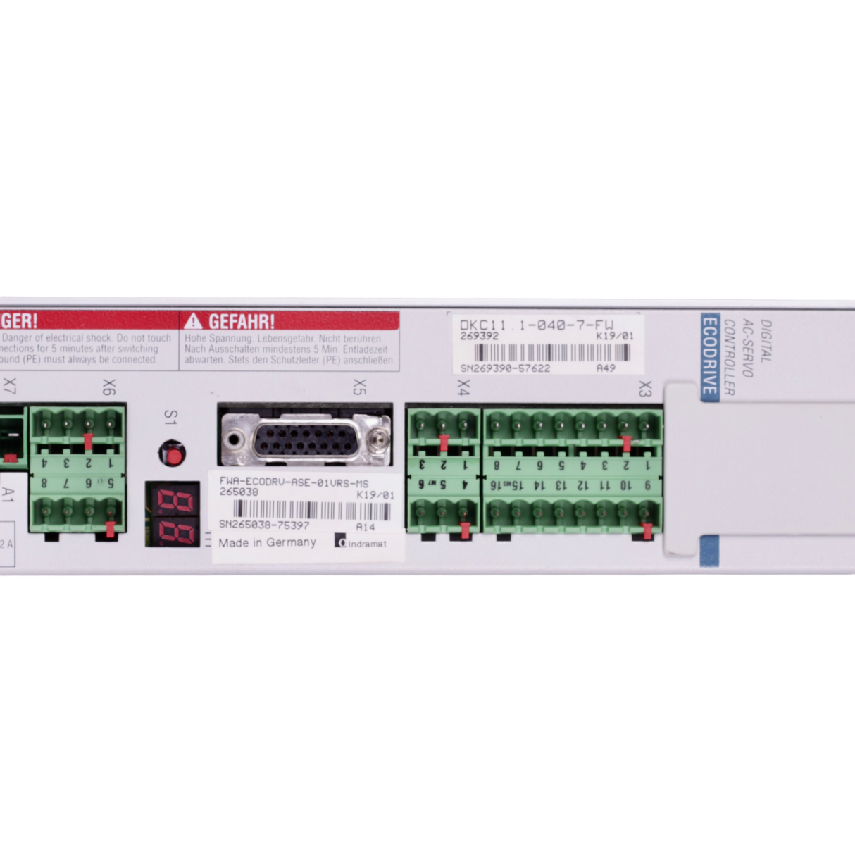 Indramat Rexroth FWA-ECODRV-ASE-SE-01VRS-MS 265038 SN 2265038-75397 – Ansicht 6