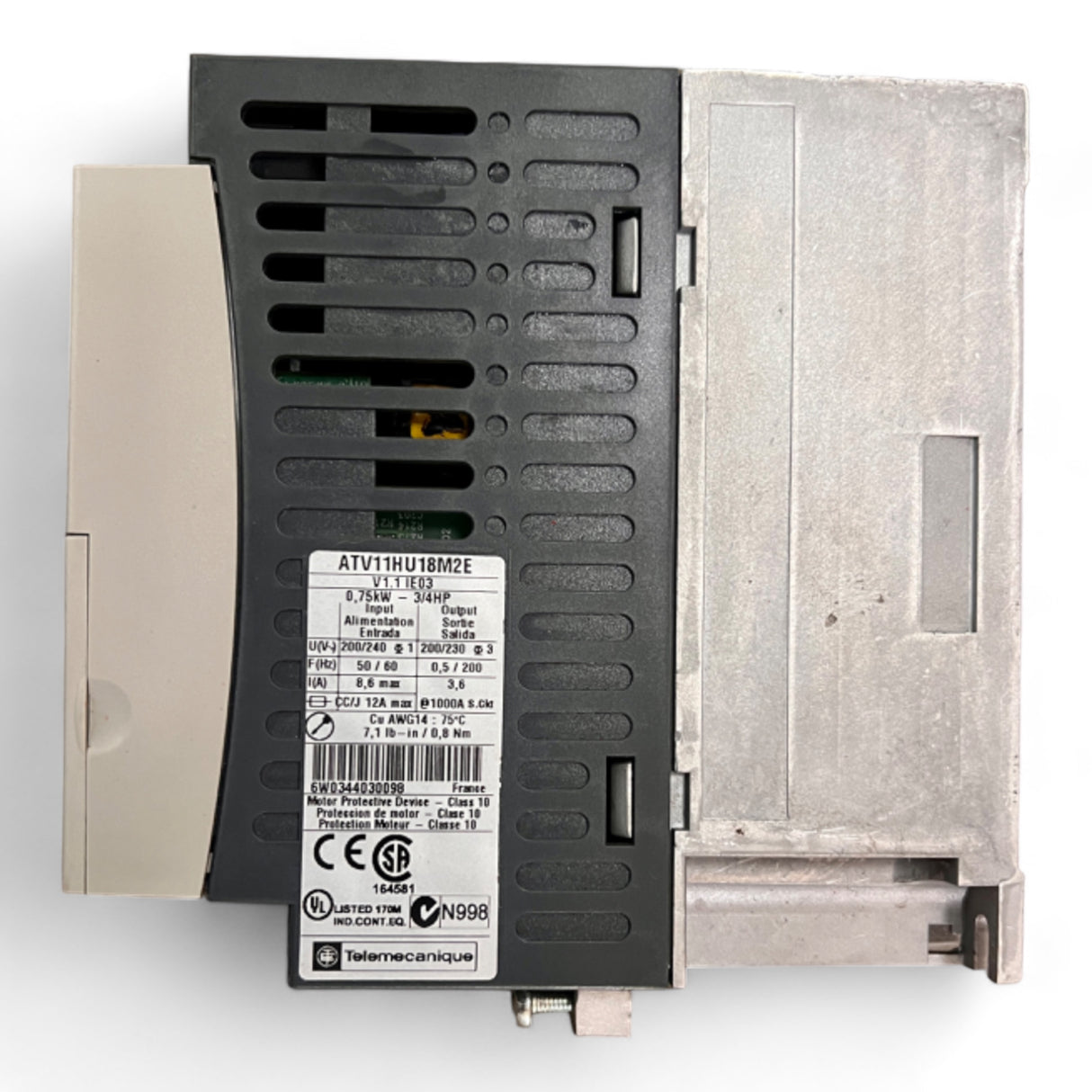 Telemecanique ATV11HU18M2E Frequenzumrichter – Ansicht 4
