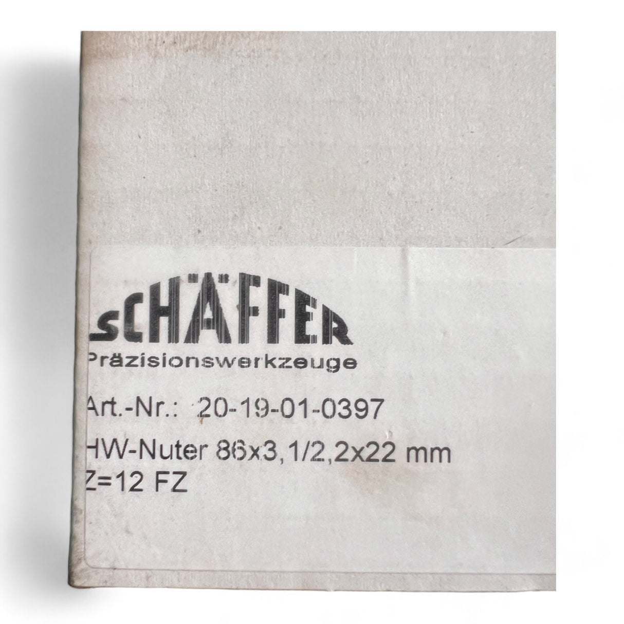 HW-Nuter 86x3,1/2,2x22 mm - Schäffer Präzisionswerkzeuge – Ansicht 4