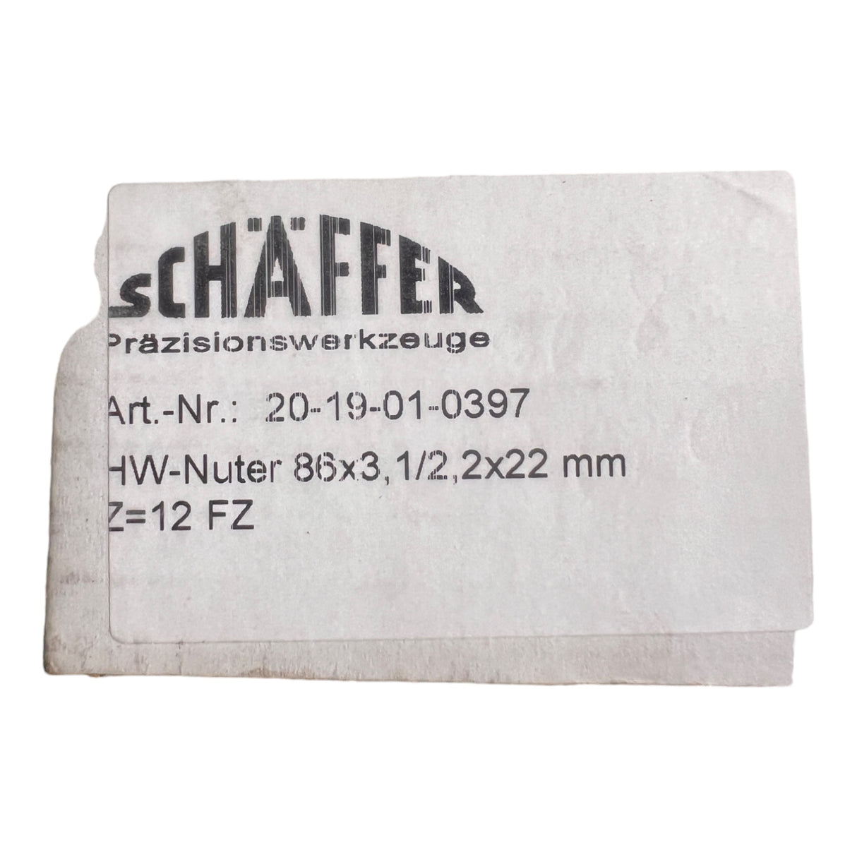 HW-Nuter 86x3,1/2,2x22 mm von Schaffer Präzisionswerkzeuge – Ansicht 4
