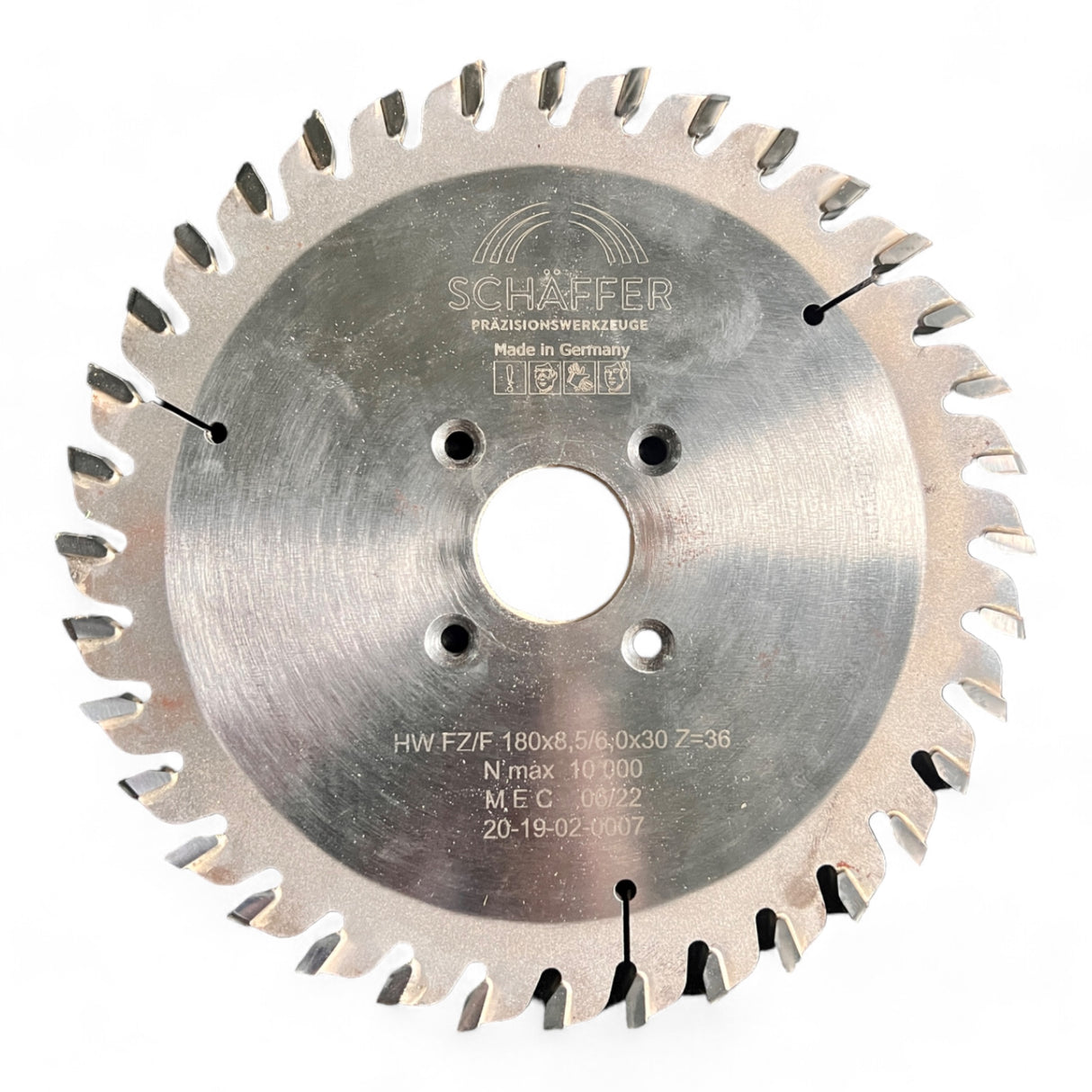 HW Nuter Schäffer D=180x8.5/6.0x30 Z=36 B=8